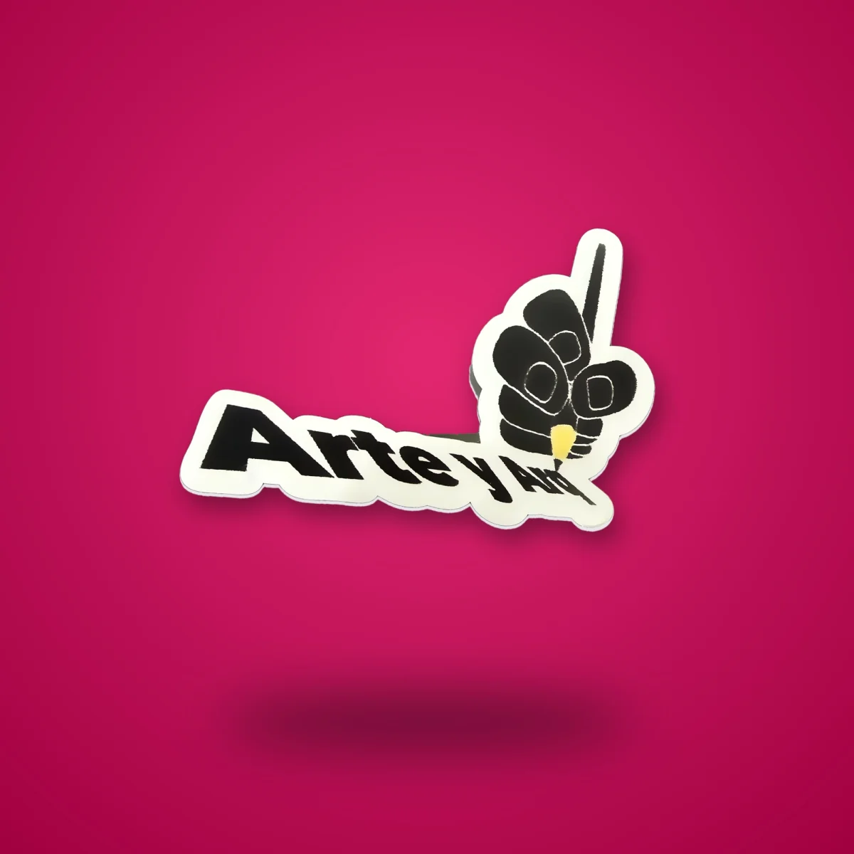 Sticker de vinil con corte al contorno